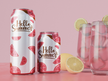 Juice can - PSD mockup