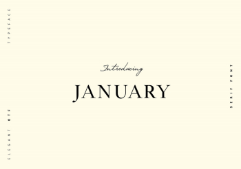 January Free Serif Typeface