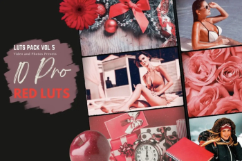 Professional Red LUT's for Photos and Videos Professional Red LUT's for Photos and Videos