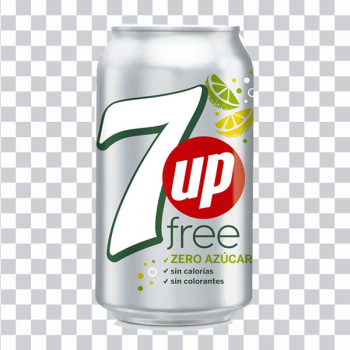 Sugar Free 7 Up, Zeero Sugar, 7up can, Fizzy Drink, Soft Drinks, soda drink – PngNest