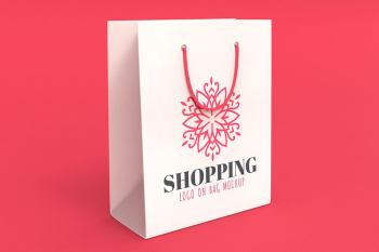 Shopping Bag White and Color Logo 1