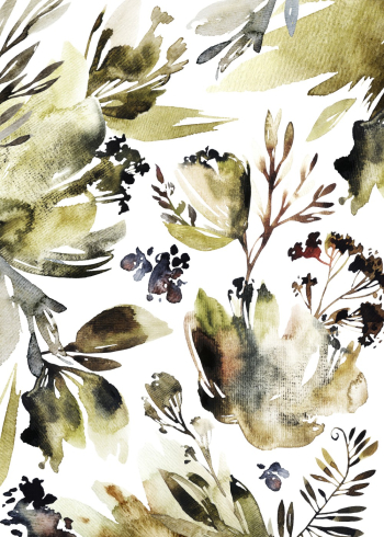 Watercolor - Card vertical 5