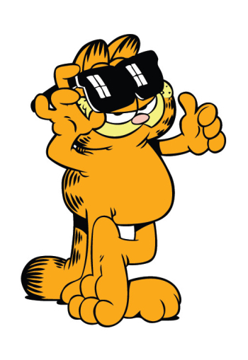 garfield cat vector free download