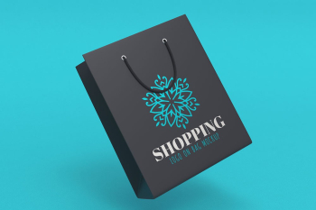 Shopping Bag Dark and Color Logo 1