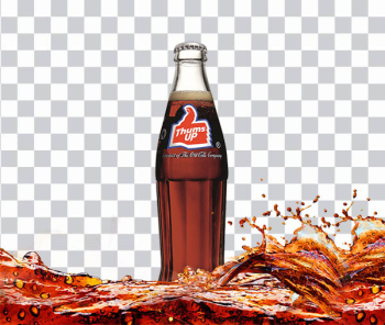 Thums Up Soda Bottle, Coca-Cola, Pepse, 7 Up, Cola Splash, Cola Wars, Fizzy Drinks – PngNest