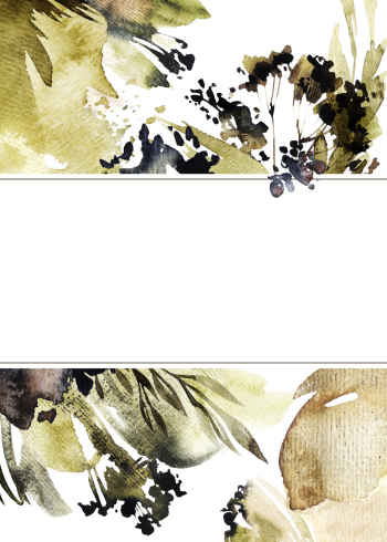Watercolor - Card vertical 2