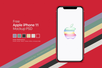 Free Apple iPhone 11 Mockup PSD