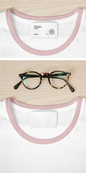T-Shirt with Label Mockup