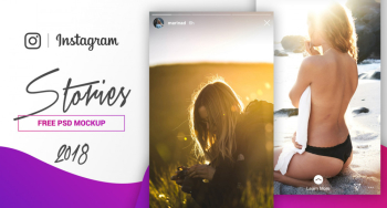 FREE Instagram Stories Mockup – 2018