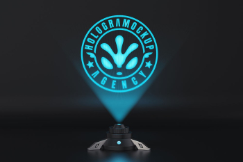 SciFi Hologram Mockup 1