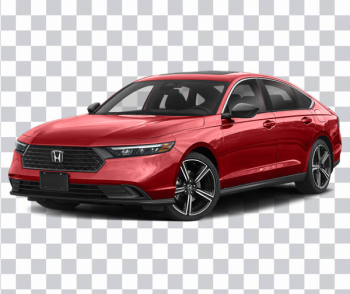 2023 Honda Accord Hybrid, Nuova Honda Accord red, luxury sedan, full size luxury car png – PngNest