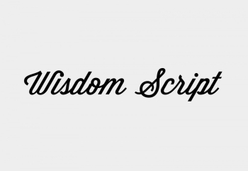 Wisdom Script Typeface - Free Fonts