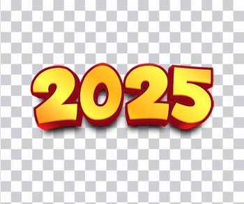 2025 3d Text Effect, Happy New Year png free – PngNest