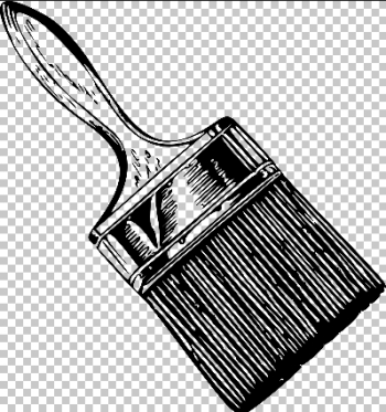 Brush Decorating Paintbrush - Paint Brush Drawing