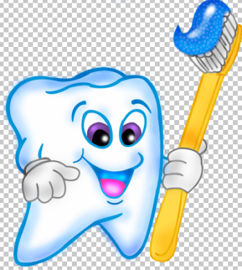 Brush Teeth Cartoon - Tooth With Brush