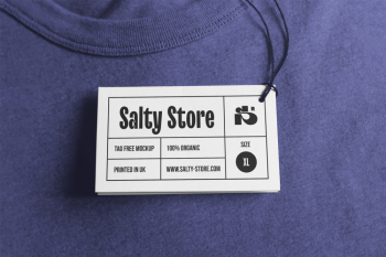 Clothing Tag Mockup