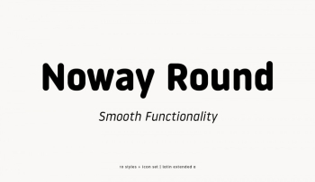 Noway Round Corporate Typeface - Free Font
