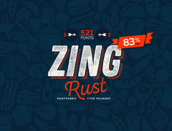 Zing Rust - Free font