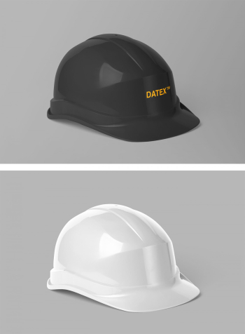 Construction Helmet Mockup - PSD template