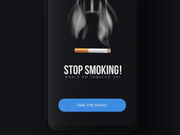 Stop Smoking Survey - PSD template