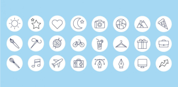 Free Instagram Pack: 145 Highlight Cover Backgrounds, Type, and Icons Free Instagram Pack: 145 Highlight Cover Backgrounds, Type, and Icons