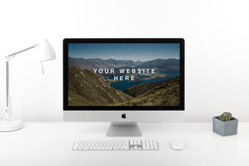 iMac PSD Mockup