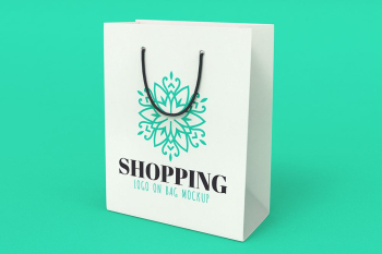 Shopping Bag White and Color Logo 2 Shopping Bag White and Color Logo 2