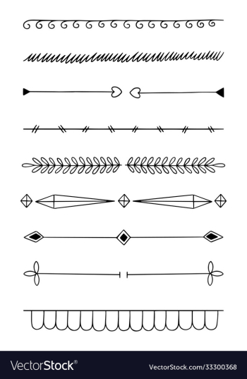 0035 hand drawn dividers