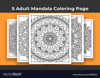 05 adult mandala coloring page for kdp