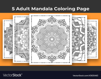 05 unique adult mandala coloring page for kdp inte