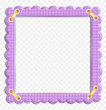 1 - Purple Dots Frame