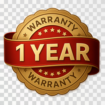 1 Year Warranty Badge 1 Year Warranty Badge