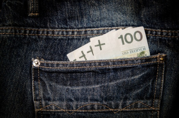 100 Banknote on Pocket 100 Banknote on Pocket