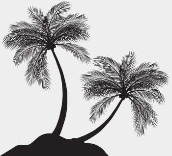 100+ Free Clipart Palm Tree Silhouette Free Images At Clker Com ...