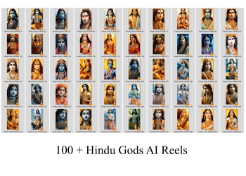 100+ Hindu Gods AI Reels