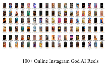 100+Online Instagram God AI Reels