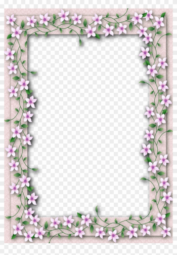 103 Best Borders/frames Images On Pinterest - Flower Picture Frame Png