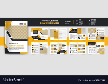 16 page cleaning service business company brochure 16 page cleaning service business company brochure