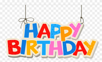 1st Birthday Transparent Background Png - Happy First Birthday Text