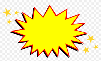 20 Comic Boom Explosion Vector Vol - Explosion Clipart Png