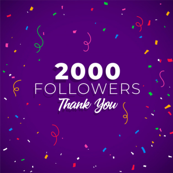 2000 followers network of social media Free Vector 2000 followers network of social media Free Vector