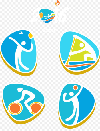 2016 Summer Olympics 2016 Summer Paralympics Badminton Olympic sports Icon - Rio 2016 Olympic Games sports icon 