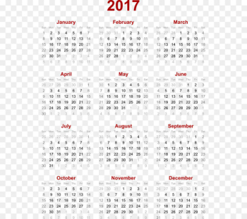 2017 Calendar Png 3 2017 Calendar Png 3