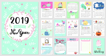 2019 Calendar Template 2019 Calendar Template