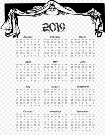 2019 yearly calendar downloadable in comic design. - others 2019 yearly calendar downloadable in comic design. - others