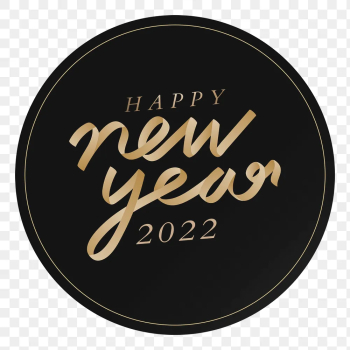 2022 happy new year png | Free PNG Sticker - rawpixel