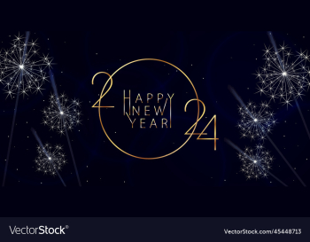 2024 happy new year background design