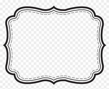 28 Collection Of Label Frame Clipart - White Label Png