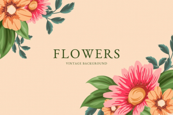 2d vintage flowers screensaver Free Vector 2d vintage flowers screensaver Free Vector