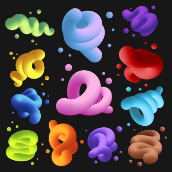 3D abstract fluid shape, colorful | Free Vector - rawpixel 3D abstract fluid shape, colorful | Free Vector - rawpixel